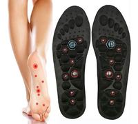Semelle Magnetique Amincissante Semelle Orthopédique Semelles de Chaussures d'acupression d'aimant Santé Semelles de Massage de Thérapie Magnétique Chaussures,M