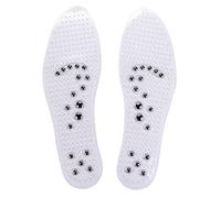 Semelle magnetique amincissante semelle reflexologie plantaire, soulage la fatigue du pied pour les pieds plats, la fasciite plantaire, les douleurs du pied,Clear