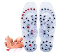 Semelle Magnétique Perte de Poids,Semelles en Gel pour Maigrir,Semelle Amincissante,Semelles pour Bruler Graisse Abdominale,Dispersent La Pression Des Pieds,Homm(Size:S(35-40)2pairs,Color:Transparent)
