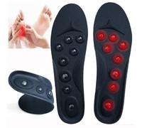 Semelle Magnétique Perte De Poids, Semelles Pour Maigrir,1 Paire Semelles Magnétiques,Semelles Acupression Pour Homme et Femme,Soins de Santé Des Pieds Fasciite Plantaire (Size:S(35-41),Color:2 pairs)