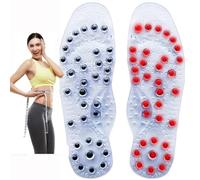 Semelle Magnétique Perte De Poids, Semelles Pour Maigrir, Pour Soulager La Fasciite Plantaire Semelles,Semelles Pieds Plats,Semelles De Massage Des Pieds Pour (Size:2 pairs S(35-40),Color:transparent)