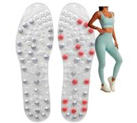 Semelle Magnétique, Semelles Acupression De Perte De Poids Pour Maigrir,Points D'acupuncture Chaussures De Massage Pads,56 Aimants Naturels Reflexologie Plantaire(Size:EU:37-38,Color:1pairs)