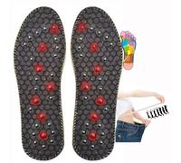 Semelle Minceur Perte De Poids,Semelles Pour Perdre Du Poids,Semelles De Thérapie Reflexologie Avec 58 Zones De Massage Magnétique Pour Homme Et Femme,Améliorer La Circulation Sang(Size:44,Color:noir)