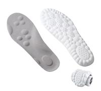 Semelle Nevostep, Semelle Orthopédique Révolutionnaire, Technologie 4D Cloud, Respirantes et Absorbantes des Chocs Pour Homme et Femme. (Gris, 45-46)