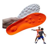 Semelle Pour Crampon, Semelles Chaussures Confort Orthopédiques, Semelles 4d Extra Souples Pour Enfants Et Adolescents (Orange,45-46)