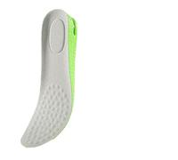 Semelle Rehaussante 1 paire de semelles intérieures à coussin d'air for augmenter la hauteur, respirantes, anti-transpiration, anti-odeurs, absorbant les chocs(3.5cm Grey Green,EU35-36)