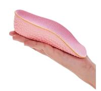 Semelle Rehaussante 5 paires de semelles intérieures en mousse à mémoire forme for hommes et femmes, chaussures, pieds plats, soutien la voûte plantaire, baskets, coussinets(Pink,3.5cm)