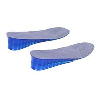 Semelle rehaussante avec absorption des chocs de 5 cm, conception double couche pour un confort optimal - Matériau pelucheux + TPR absorbant la transpiration et doux pour la peau,