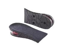Semelle Rehaussante Homme Semelle intérieure rehaussante de 3 à 9 cm avec coussin d'air, support plus haut, coussinet de pied absorbant et réglable(Half pad Height 3cm)