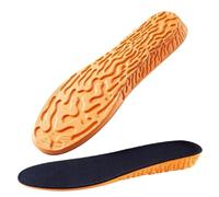 Semelle Rehaussante Homme Semelles intérieures invisibles rehaussantes de 1,5 à 3,5 cm, orange, en mousse à mémoire de forme, respirantes et confortables(Boost2.5cm,EU43-44(270mm))