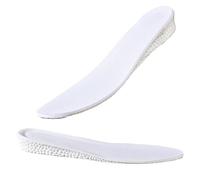 Semelle Rehaussante Semelle intérieure rehaussée en mousse à mémoire de forme, respirante, unisexe, semelle intérieure, insert de chaussure, talon rehaussé(Boost2.5cm,EU35-36(230mm))