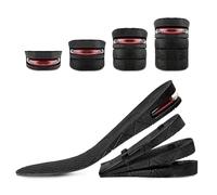 Semelle Rehaussante, Semelles de Talon d'Augmentation, Semelle Intérieure Amortissante, 3-7.5cm Hauteur Augmentation Semelles Hauteur Intérieure Surélevée Inserts de Soulève-Chaussures Unisexe (3#)