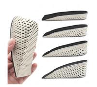 Semelle Rehaussante Semelles intérieures demi-chaussures, insert de talon, coussin de sport, augmentation de la hauteur, mousse à mémoire de forme(Height 4cm)