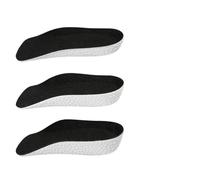 semelle rehaussante Semelles intérieures invisibles rehaussantes de 3,5 cm for chaussures sport, for hommes et femmes Pour les effets de rehaussement de taille, les cha(Black-white,2.5cm)