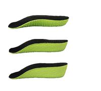 Semelle rehaussante Semelles intérieures invisibles rehaussantes de 3,5 cm for chaussures sport, for hommes et femmes(Black-green,3.5cm)