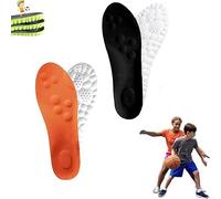 semelle x, semelle x enfant, Intérieure Élastique 4d Semelle Intérieure En Mousse À Mémoire De Forme Pour Hommes Et Femmes (2PCS-C,35-36)