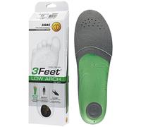 Semelles 3Feet Slim Low, Pieds à voûtes plantaires basses, Adaptées aux faibles volumes chaussants, Soutien du Pied et Confort longue durée (42-43)