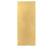 Semelles à bûche or 24 x 10 cm (x5)