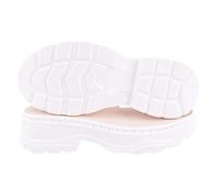 Semelles à crochet tissées à la main Semelles en caoutchouc souple anti-coup de pied + ligne creuse tricotée à la main Pantoufles sandales chaussures Matériau crochet (Rose, 36)