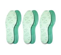 Semelles à l'aloe vera pour homme et femme - Charbon actif anti-odeur, toucher doux, respirantes et antidérapantes - Semelles douces et confortables pour un usage quotidien et travail - Unisexe - 3