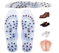 Semelles amincissantes magnétiques pour perdre du poids -Semelles d'acupression et de massage des pieds pour hommes et femmes,Semelles Magnétiques Pour Le Soin Des (Size:S EU(35-40),Color:transparent)