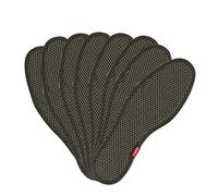 Semelles Au Charbon Actif - pour La Régulation du Climat, pour des Chaussures Et des Pieds Hygiéniques Et Frais(8 Paires),Black-43