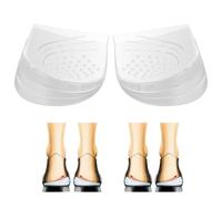 Semelles avec coin sur le talon, inserts réglables pour supinations, correction pronationale, orthopédiques pour jambes courbes, alignement du pied, transparent, S