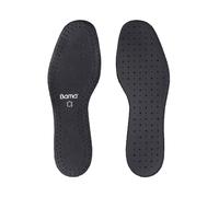 Semelles Bama Standard Exquisit En Cuir Noir - Cuir Véritable Et Mousse De Latex Au Charbon Actif - Semelles Respirantes Et Anti-Odeurs Pour Chaussures Élégantes Et Décontractées - 39 EUR