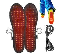 Semelles chauffantes - 3 réglages de température pour les jours froids, chauffe-pieds flexibles et coupables pour les activités d'hiver | Semelles chauffantes pratiques pour hommes, femmes, jeunes