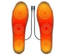 Semelles chauffantes - Chauffe-pieds pour femme | Polaire de laine USB Chauffante Coupable, Souple Portable Multifonctionnel Fournitures d'hiver Semelles intérieures à chaussures pour l'alpinisme, le