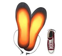 Semelles chauffantes pour Chaussures - Coussinets Chauffants lavables, Chauffe-Pieds pour Chaussures, Semelles chauffantes Respirantes avec contrôle à Deux Niveaux, Accessoire de Confort d'hiver,