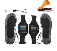 Semelles Chauffantes Rechargeables, Semelles Chauffantes Pour Bottes - Semelle Intérieure Chauffante Pieds Chauffante Rechargeable USB - Thermique Électrique Avec Batterie Lithium 8000MAh Et Sac à