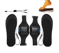 Semelles Chauffantes - USB Rechargeable Chaussures Semelles Batterie Lithium | Unisex Couper Tailler Chauffé Doux, Pile Sac Pied Réchauffe Extérieur Sports Maison Bureau Voyages