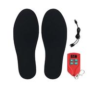 Semelles chauffées - réchauffeurs électriques rechargeables, pied de pas à température réglable | Sole intérieure thermique lavable pour hommes et femmes, parfait pour le ski, la moto, la randonnée, l