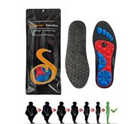 Semelles d'Acupression, Semelles Magnétiques, Semelles de Chaussures Magnétiques d'Acupuncture, Semelles Orthopédiques pour Hommes et Femmes (Rouge, S 35-39)