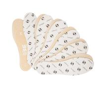 Semelles de chaussures pour hommes et femmes - Ensemble de 6 semelles Sani Pro pour chaussures et bottes de travail Semelles respirantes avec technologie Sanitized Worker Walker 36 EUR - 46 EUR