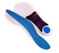 Semelles de chaussures pour soutenir la voûte plantaire, 2 semelles de massage, semelles intérieures pour soutenir les pieds plats et la pronation excessive, voûte plantaire basse, améliore