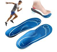 Semelles de démarrage de travail pour hommes, inserts de soutien pour hommes - Isoles de chaussures qui absorbent les amortisseurs respirants | Accessoires de chaussures anti-fatigue pour course B