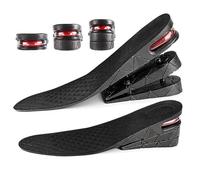 Semelles de hauteur en augmentant la hauteur des semelles | Inserts à 3 couches réglables pour la longueur de la jambe | Soulèvement du talon invisible 6 cm de A Yerias pour femmes et hommes