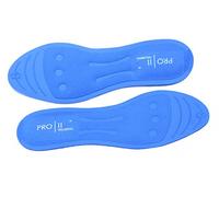 Semelles de massage en gel - Contre les douleur de dos et de pied - Orthèses soulageant la pression - Bleu - bleu, 37-38 EU