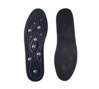 Semelles de massage magnétique respirantes en fer magnétique pour homme et femme - Semelles de massage thérapeutique (noir, 41-46)