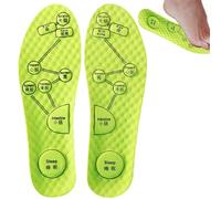 Semelles de massage magnétiques - Coussinets épais hautement élastiques pour pieds et circulation sanguine - Inserts de massage confortables pour homme et femme - Pour la marche, le sport et un usage