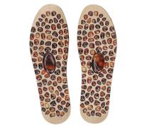 Semelles de massage plantaire par acupression pour soulager la douleur - Transformez n'importe quelle chaussure en chaussure de massage - Polyester TPR lavable - Grande taille (41-45)
