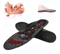 Semelles de massage pour les femmes et les hommes Inserts de chaussures magnétiques Soin des pieds de soins de santé Réflexologie Soulagement de la douleur,S