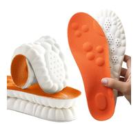 Semelles De Massage Stepps Sofsole Getsteppers Pour Femmes, Soutien De La Voûte Plantaire Amélioré Et Confort Amorti. Semelles Steppers Cloud En Mousse(Orange2PCS,W7.5/M6)