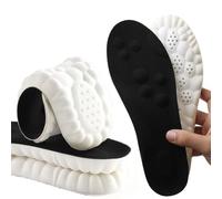 Semelles De Massage Stepps Sofsole Getsteppers Pour Femmes, Soutien De La Voûte Plantaire Amélioré Et Confort Amorti. Semelles Steppers Cloud En Mousse(Black2PCS,W9.5/M8.5)