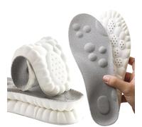 Semelles De Massage Stepps Sofsole Getsteppers Pour Femmes, Soutien De La Voûte Plantaire Amélioré Et Confort Amorti. Semelles Steppers Cloud En Mousse(Gray2PCS,W9.5/M8.5)