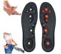 Semelles de Perte de Poids Homme,Semelle Acupuncture pour Maigrir,Semelles Magnétiques d'Acupression et de Massage Amincissantes,Semelles Magnétique de Soutien Voûte (Size:3 Pairs,Color:L:(44-47))