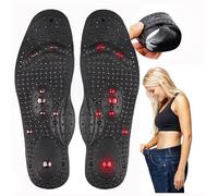 Semelles de Perte de Poids,Semelles pour Maigrir,Semelles pour Maigrir Femme Homme,Semelle Magnetique Semelles Chaussures Confort Orthopédiques Semelles de Soutien Voû(Size:S(35-40),Color:noir)