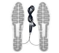 Semelles de pieds rechargeables, chauffe-pieds thermiques coupables 1800 mAh, semelles intérieures chauffées avec télécommande, chauffe-pieds pour ski, chasse, camping, extérieur, homme, femme, marche